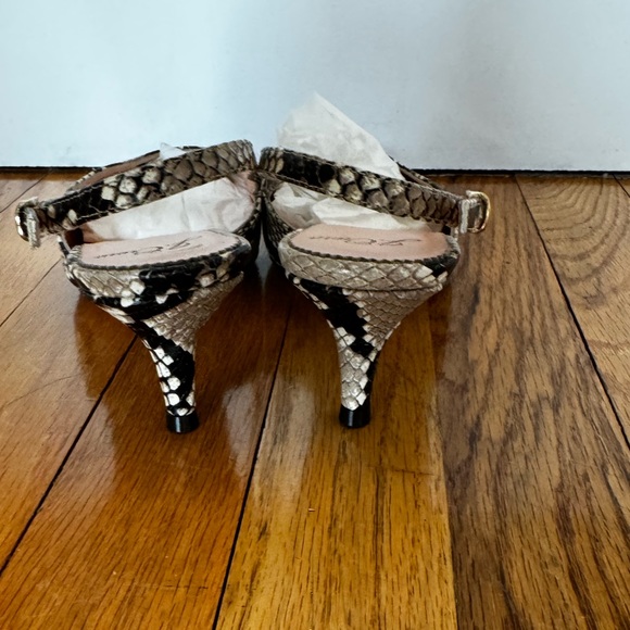 J. Crew Sophia slingback pumps in snake-embossed leather - Picture 4 of 5